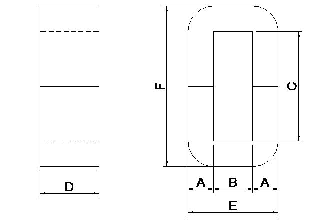 Formloser c-Kern für Solarinverter AC-800B 0