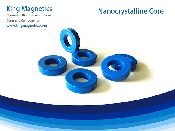 magnetec Nano--kristallene Kerne mit Epoxid beschichtet